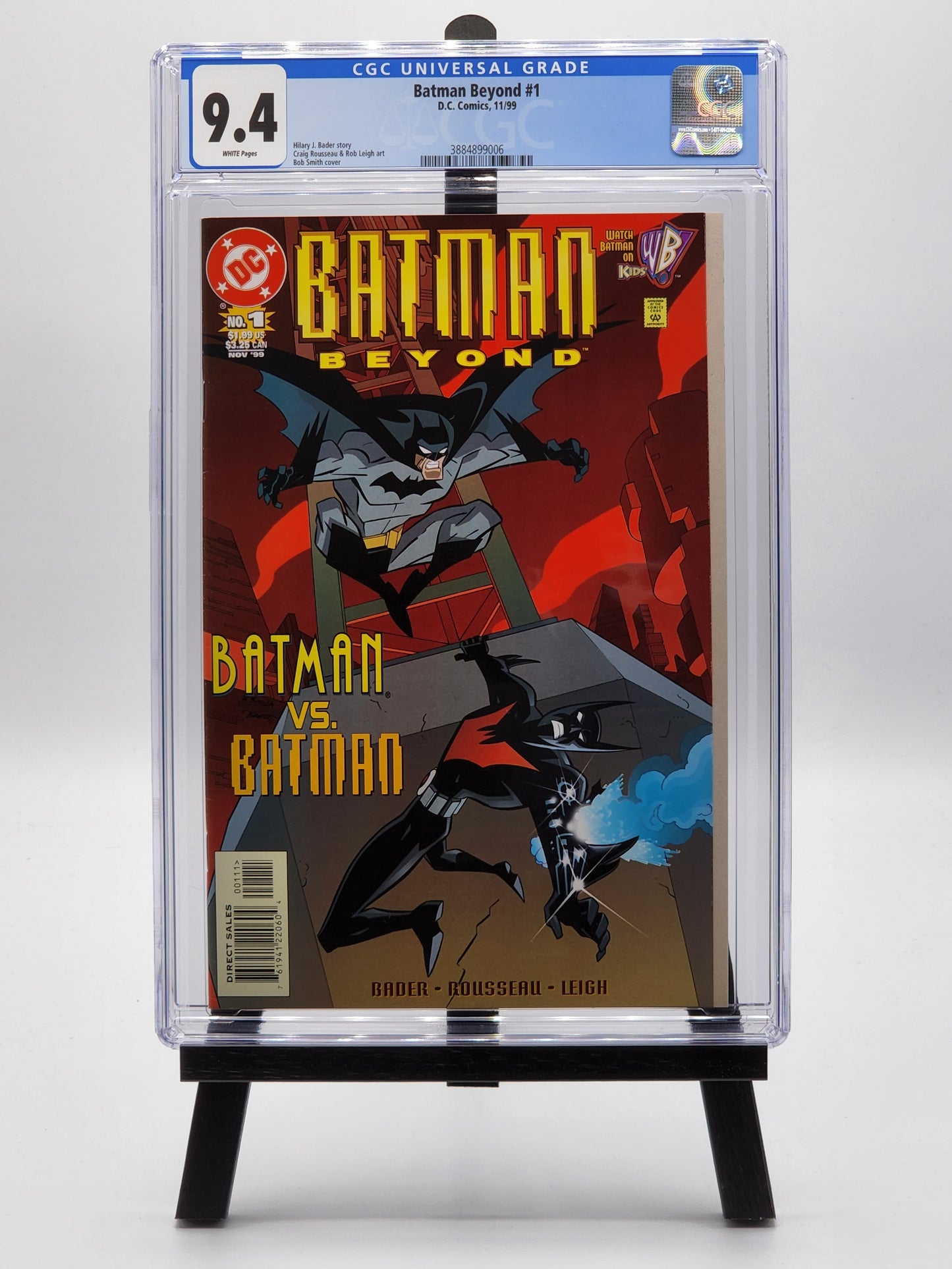 Batman Beyond #1 - Vol. 2 - CGC 9.4 WHITE Pages