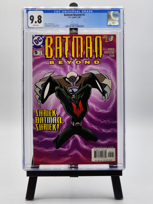 Batman Beyond #5 - Vol. 2 - CGC 9.8 WHITE Pages