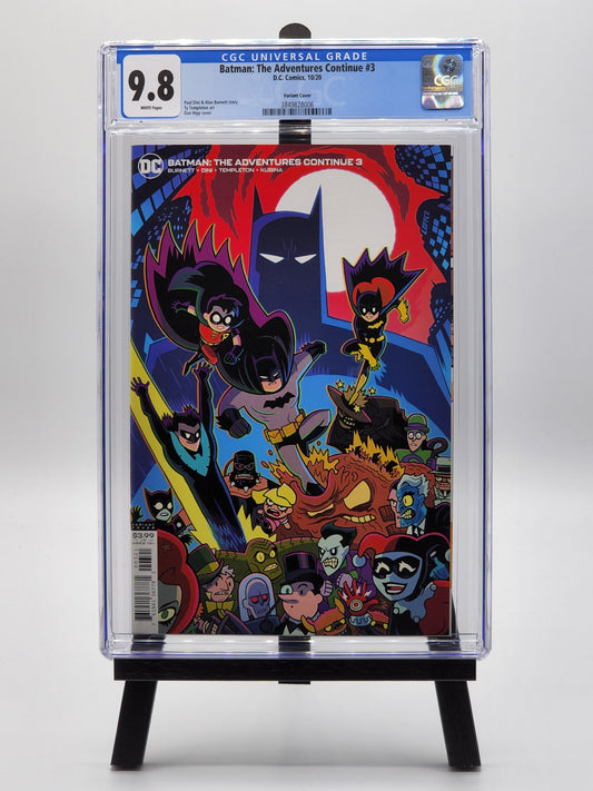 Batman: The Adventures Continue #3 - Variant Dan Hipp Cover - CGC 9.8 WHITE Pages