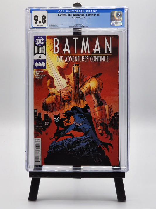 Batman: The Adventures Continue #4 - Regular James Harren Cover - CGC 9.8 WHITE Pages