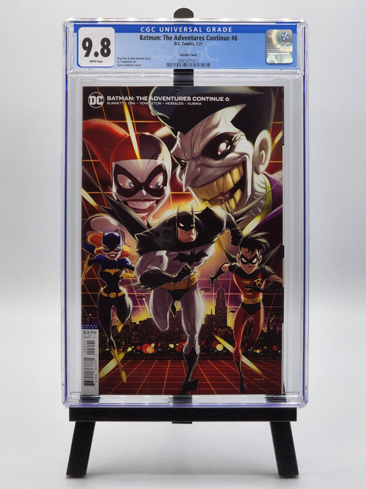 Batman: The Adventures Continue #6 - Variant Kaare Andrews Cover - CGC 9.8 WHITE Pages