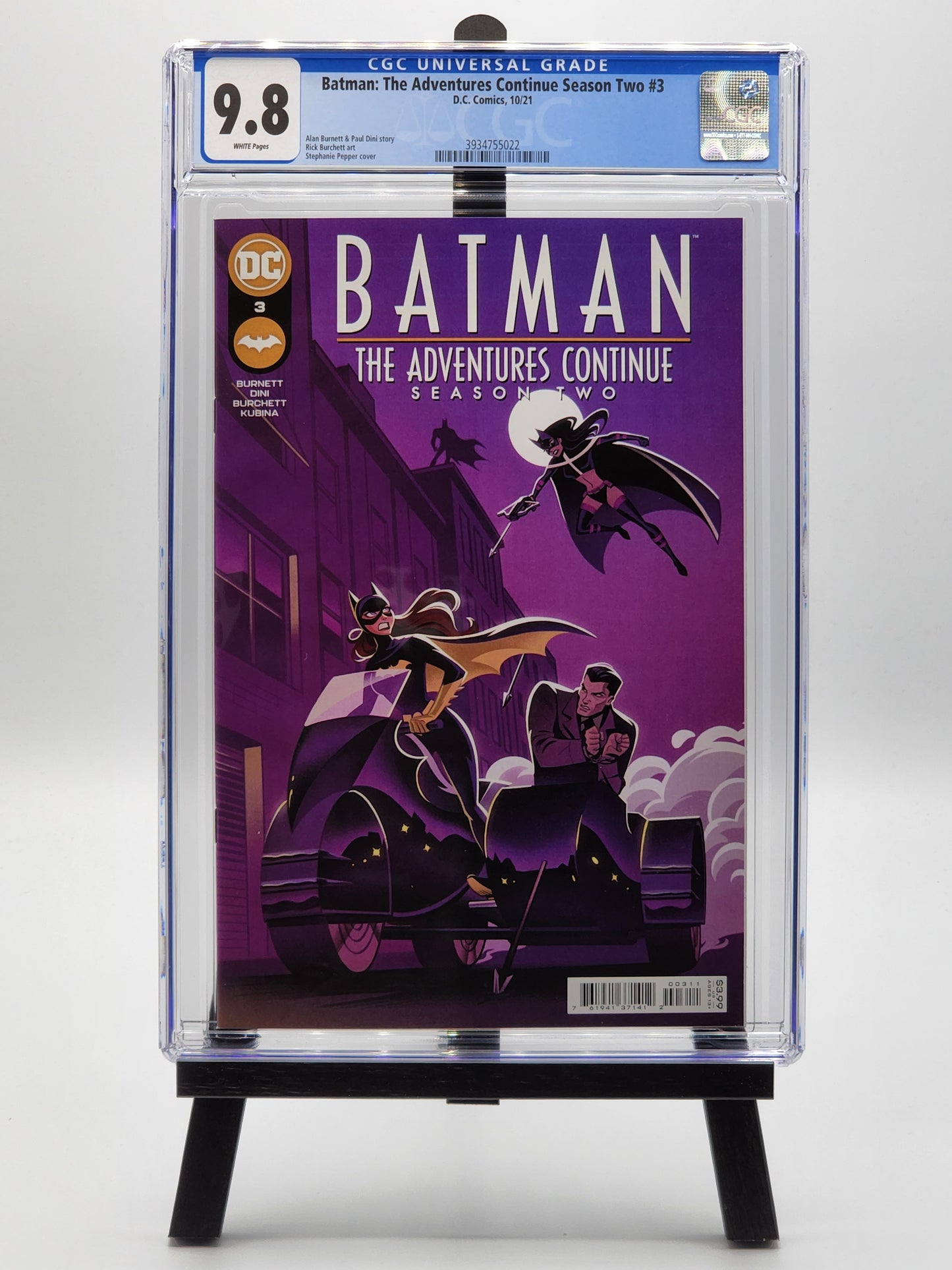 Batman: The Adventures Continue - Season Two #3 - Stephanie Pepper Variant - CGC 9.8 WHITE Pages