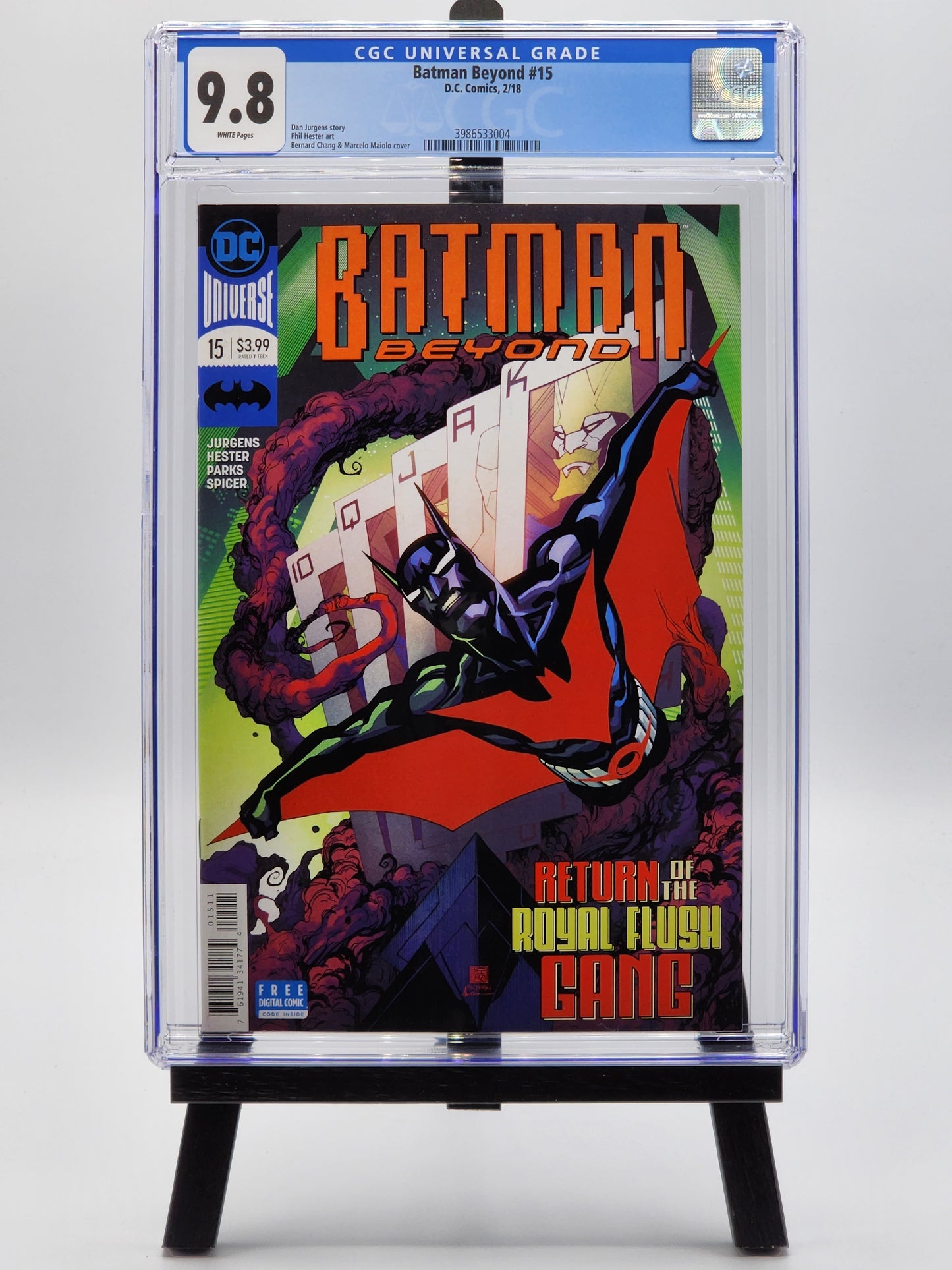 Batman Beyond #15 - Vol. 6 - CGC 9.8 WHITE Pages