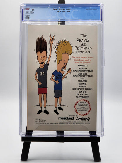 Beavis and Butt-head #1 - CGC 9.6 WHITE Pages