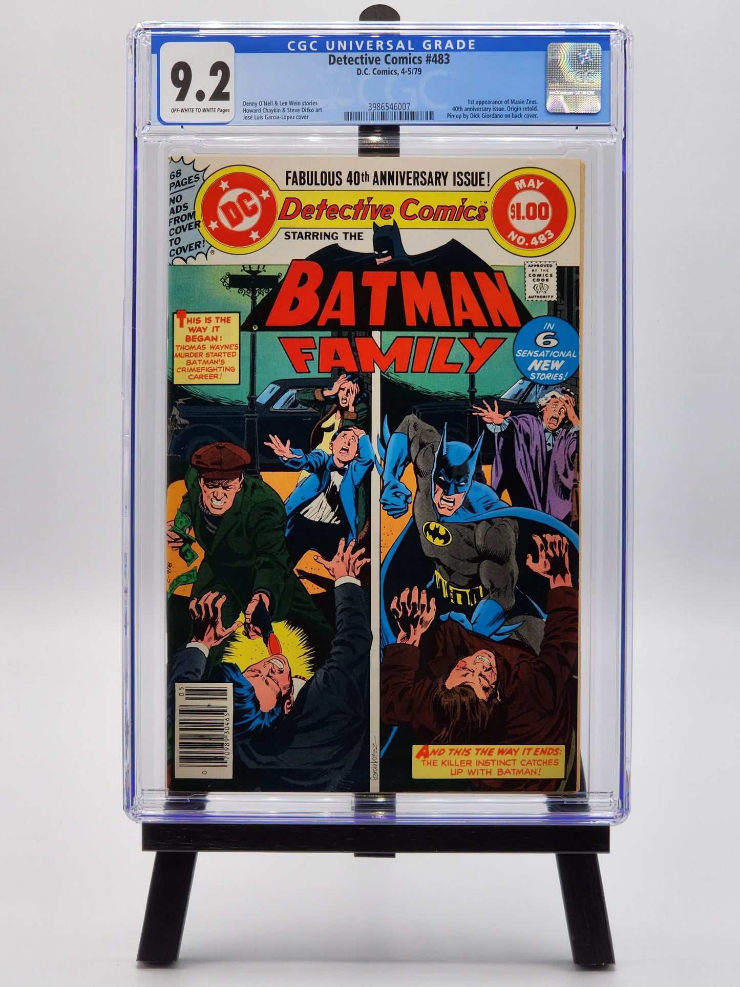 Detective Comics #483 - CGC 9.2 WHITE Pages