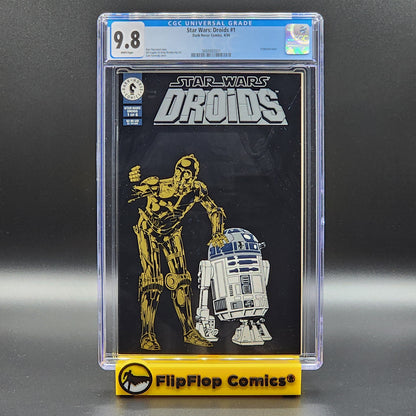 Star Wars: Droids #1 - Embossed Cover - CGC 9.8 WHITE Pages