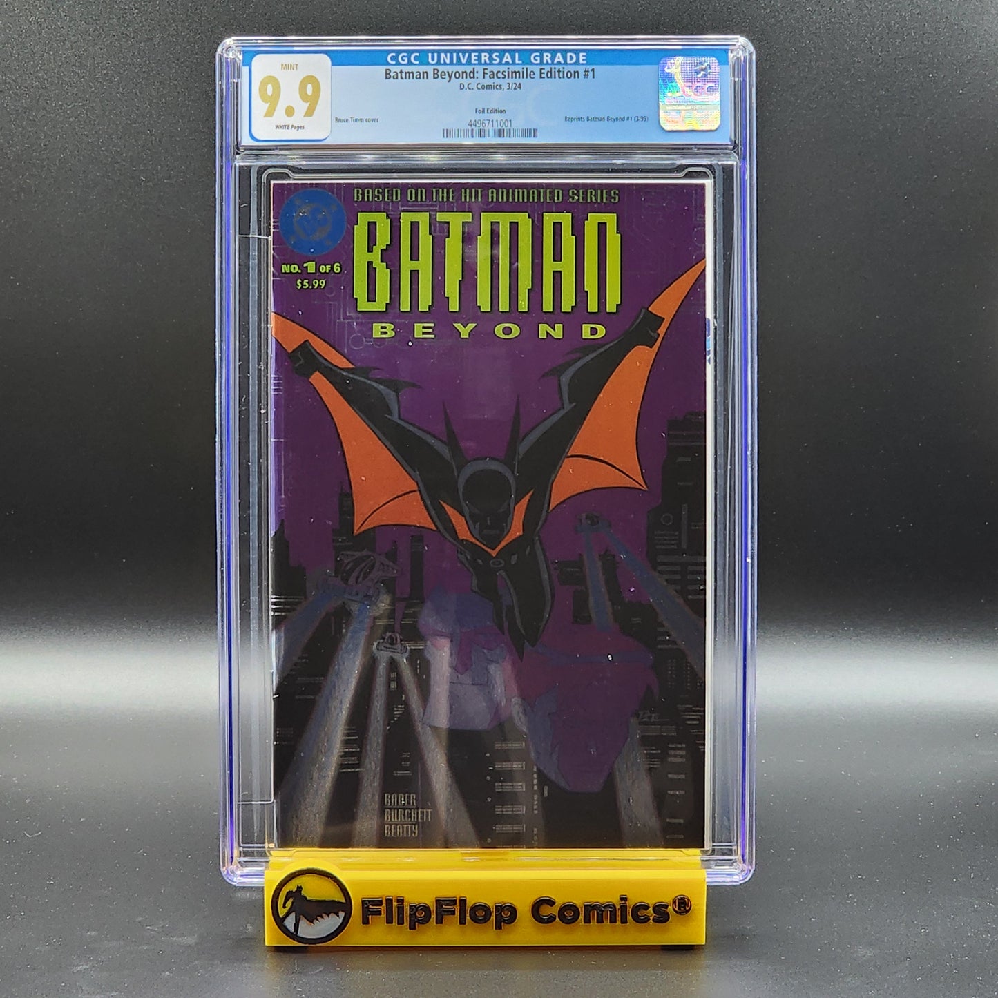 Batman Beyond: Facsimile Edition #1 | Foil Edition | CGC 9.9 WHITE Pages