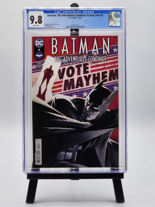 Batman: The Adventures Continue - Season Two #5 - Regular Jamal Campbell Cover - CGC 9.8 WHITE Pages