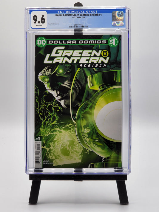 Dollar Comics: Green Lantern: Rebirth #1 - CGC 9.6 WHITE Pages