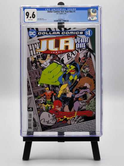 Dollar Comics: JLA: Year One #1 - CGC 9.6 WHITE Pages