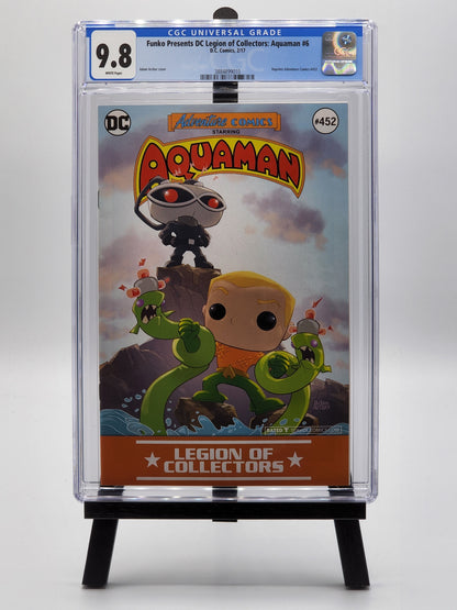 Funko Presents DC Legion of Collectors: Aquaman #6 | CGC 9.8 WHITE Pages