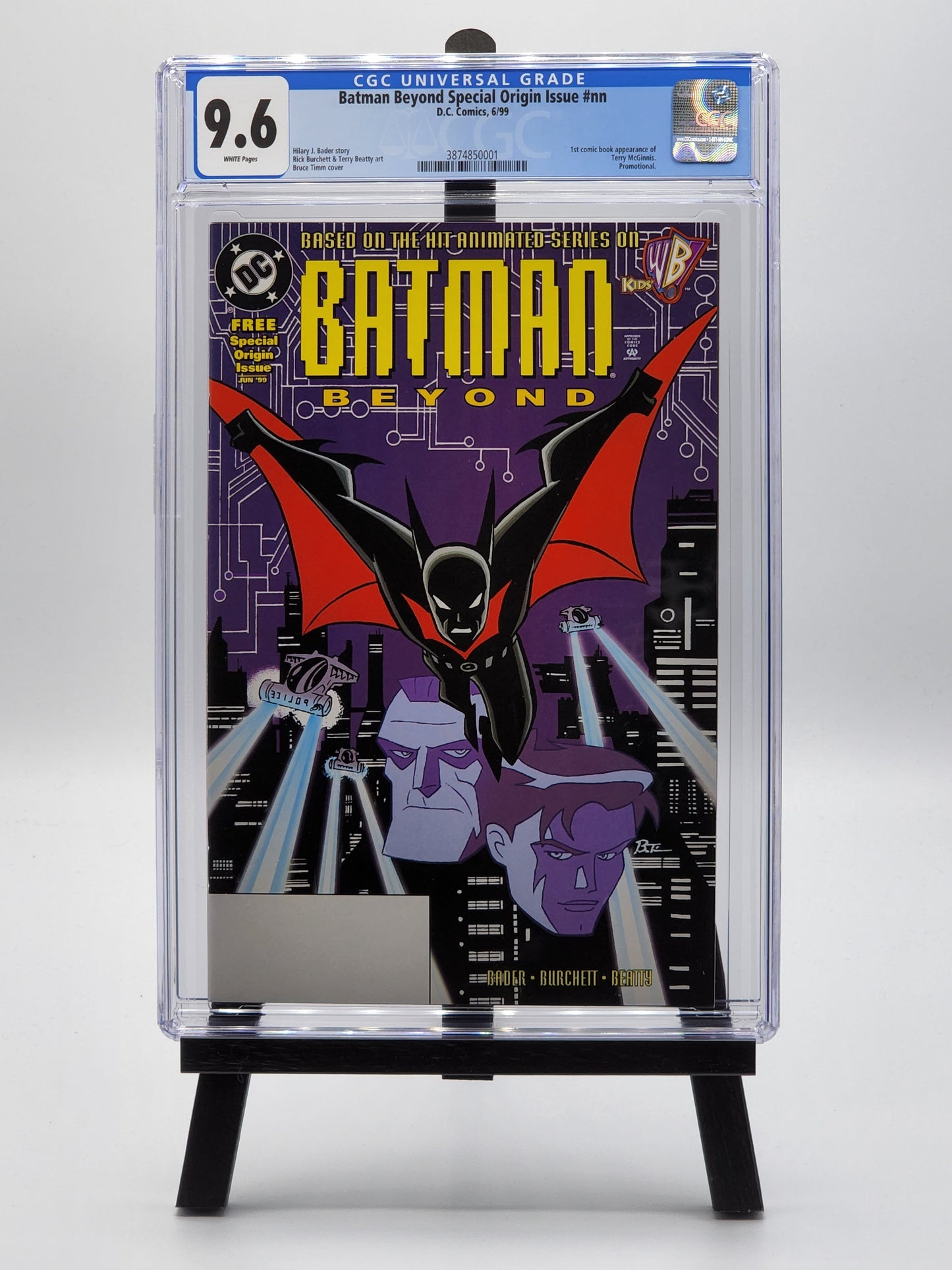 Batman Beyond Special Origin Issue - CGC 9.6 WHITE Pages