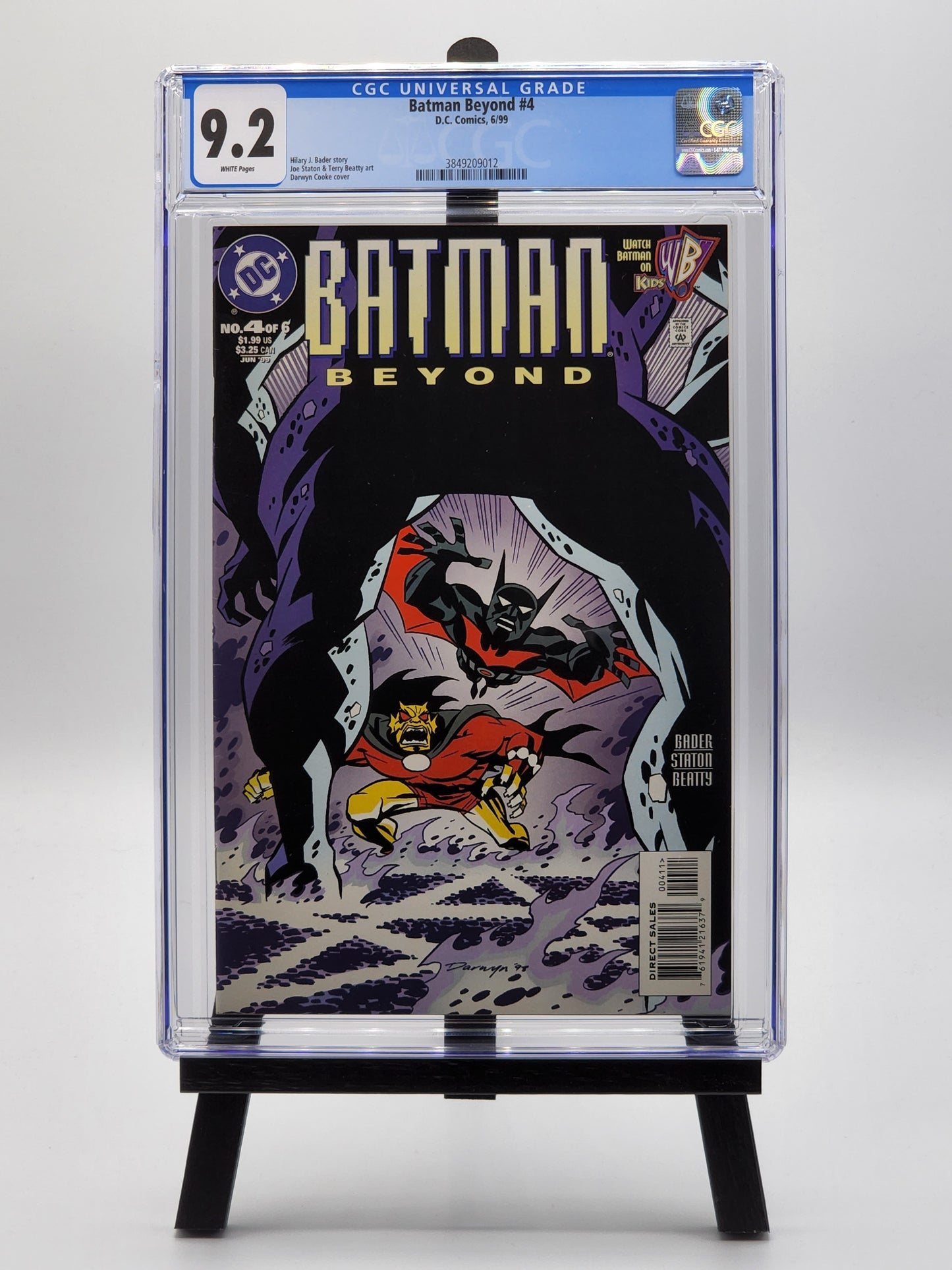 Batman Beyond #4 - CGC 9.2 WHITE Pages