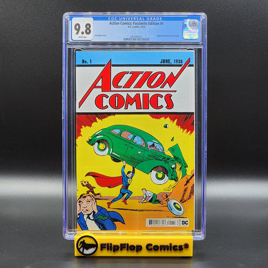 DC 2022 | Action Comics: Facsimile Edition #1 | CGC 9.8 WHITE Pages