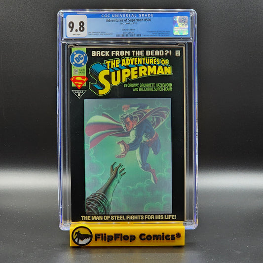 Adventures of Superman #500 | CGC 9.8 WHITE Pages