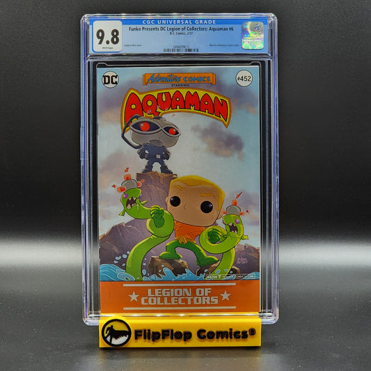 Funko Presents DC Legion of Collectors: Aquaman #6 | CGC 9.8 WHITE Pages