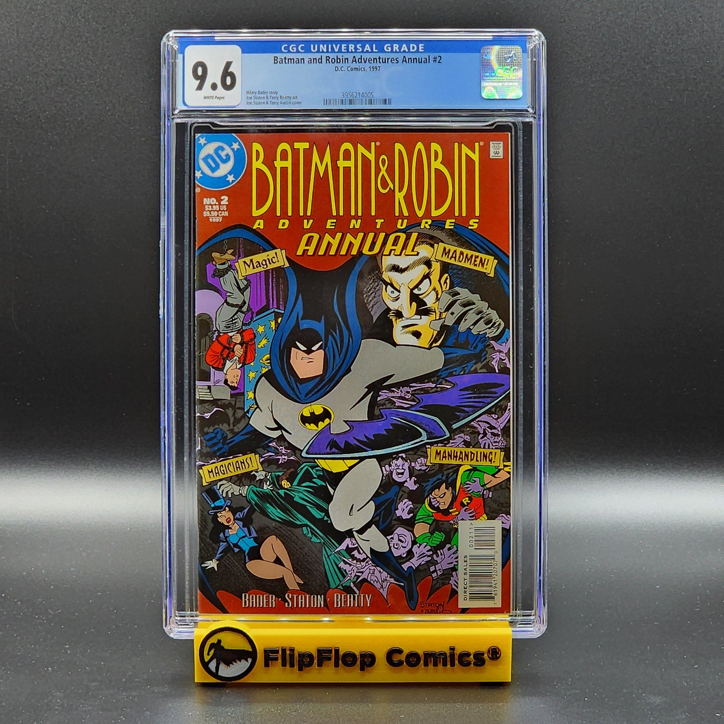 Batman and Robin Adventures - Annual #2 - CGC 9.6 WHITE Pages