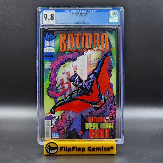 Batman Beyond #15 | Bernard Chang Cover | CGC 9.8 WHITE Pages