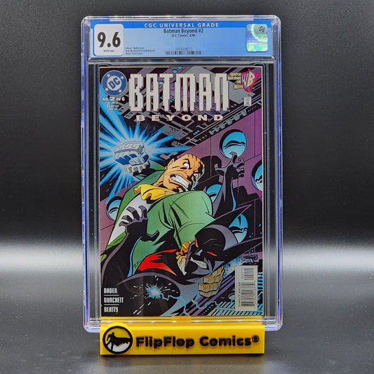 Batman Beyond #2 | 1st cameo app. Blight | Bruce Timm Cover | CGC 9.6