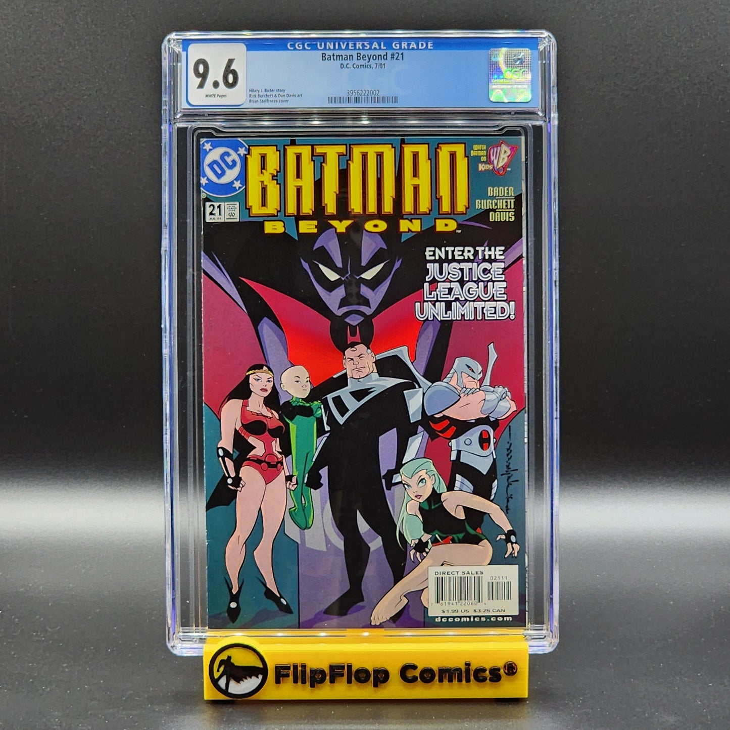 Batman Beyond #21 | 1st team app. Justice League Unlimited | CGC 9.6 WHITE Pages