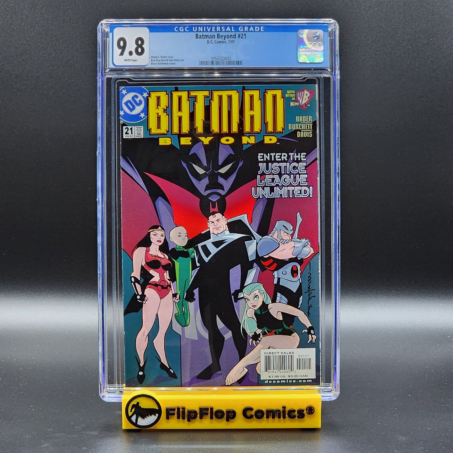 Batman Beyond #21 | 1st team app. Justice League Unlimited | CGC 9.8 WHITE Pages