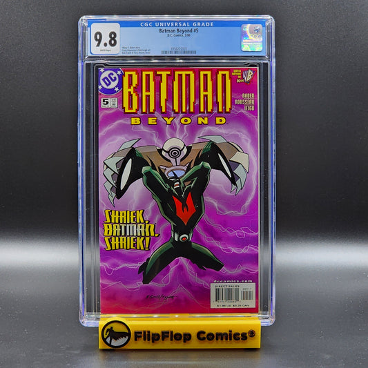 Batman Beyond #5 - Vol. 2 - CGC 9.8 WHITE Pages