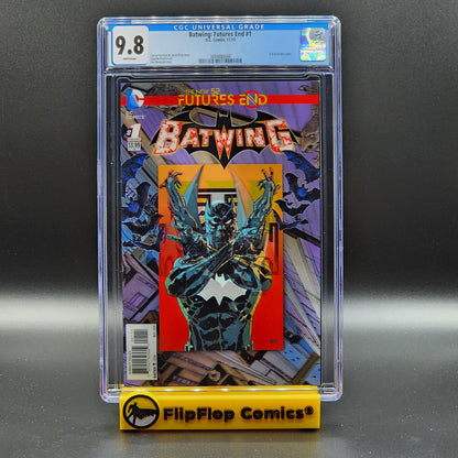 Batwing: Futures End #1 - 3D Lenticular Cover - CGC 9.8 WHITE Pages