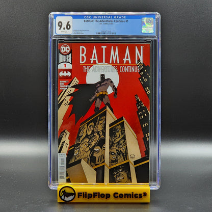 Batman: The Adventures Continue #1 - Regular Dave Johnson Cover - CGC 9.6 WHITE Pages