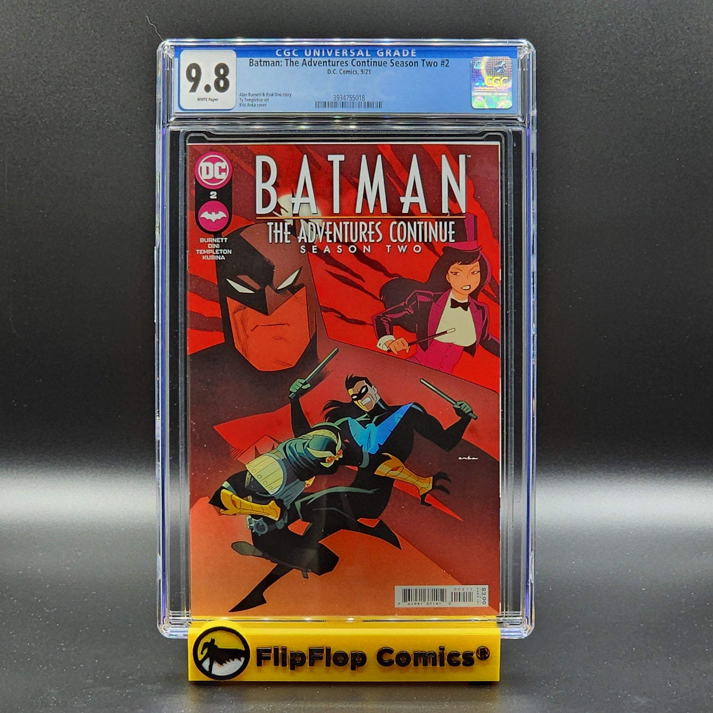 Batman: The Adventures Continue - Season Two #2 - Kris Anka Cover - CGC 9.8 WHITE Pages