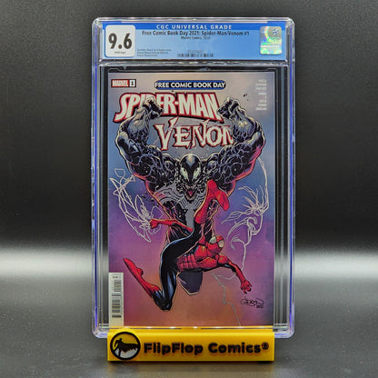 FCBD 2021: Spider-Man/Venom #1 | CGC 9.6 WHITE Pages