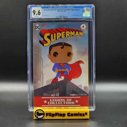 Funko Presents: DC Legion of Collectors: Superman #1 | CGC 9.6 WHITE Pages